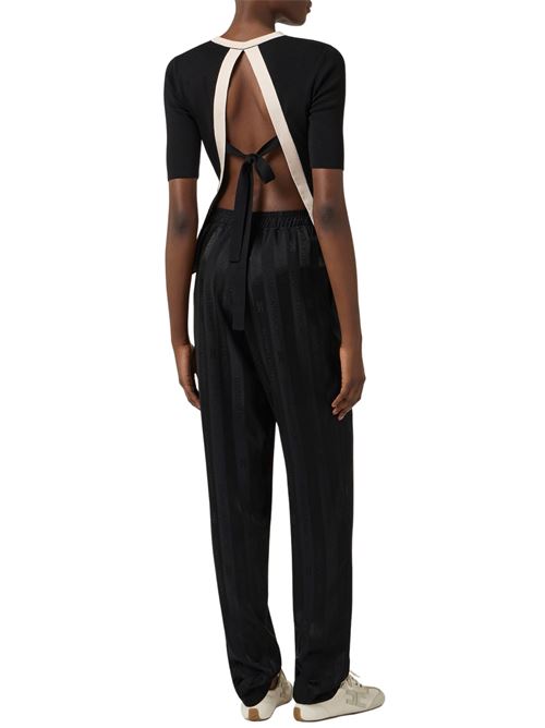 Maglia con bande in viscosa Elisabetta Franchi | MK67S61E2685